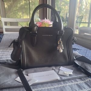 Alexander Mqueen mini satchel with skull